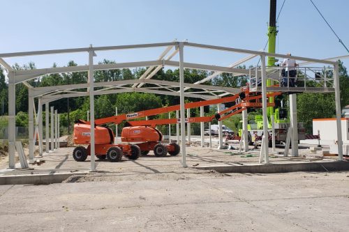 Baufortschritt Fase 1 Neubau Boels Mietcenter Neubrandenburg 1